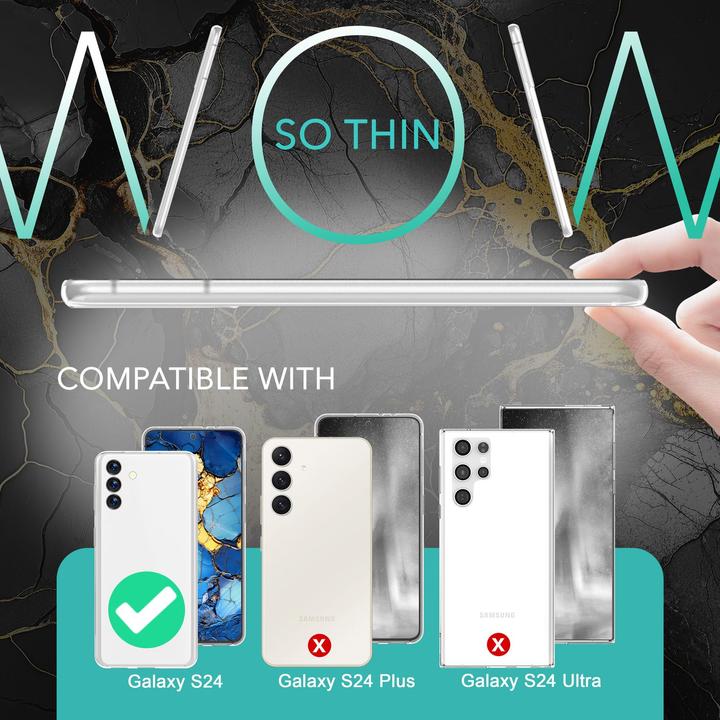 Actual product image Nalia Extremely Thin 0.3mm Matt Hardcase (Samsung Galaxy S24)