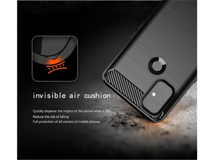Actual product image Screenguard OnePlus North N10 5G Sleeve Carbon Brushed Soft TPU (OnePlus North N10 5G)
