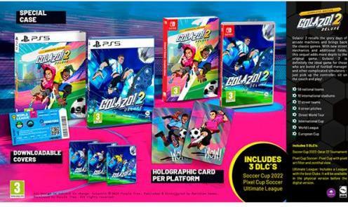 Actual product image Meridiem Games Golazo! 2 (Deluxe Edition) (Switch, Switch Lite, Switch OLED)