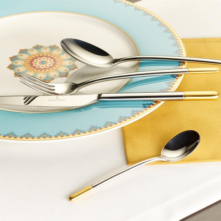 Immagine prodotto Villeroy & Boch Cucchiaio da tavola Ella parzialmente placcato oro (1 Pezzo/i, Misurini)