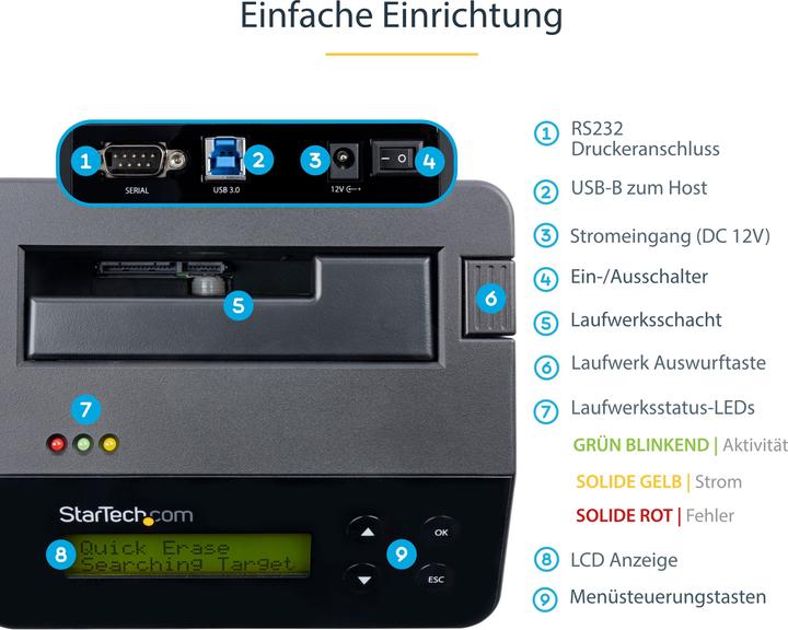 Actual product image StarTech Single Drive Standalone