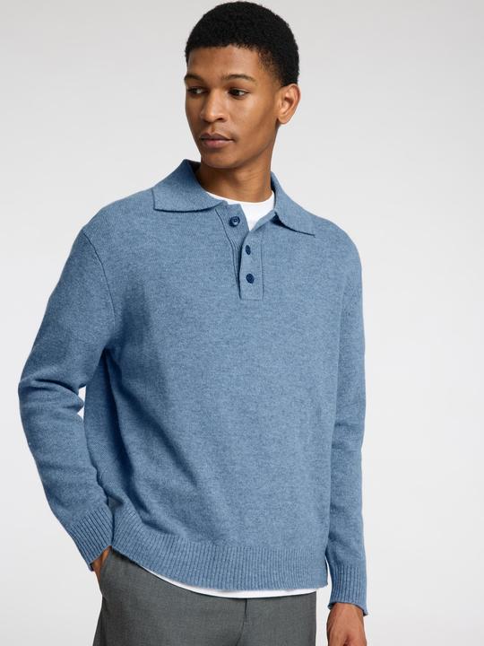 Actual product image Selected Homme 100% Woll Polohemd aus Strick (XL)