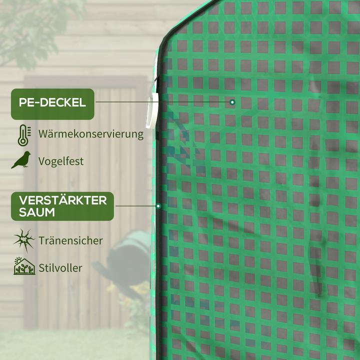 Image du produit Outsunny Film de rechange pour serres en film plastique 140 x 143 cm