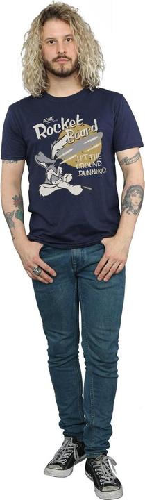 Immagine prodotto Looney Tunes Maglietta da uomo Rocket Board Wile E Coyote in cotone (XL)