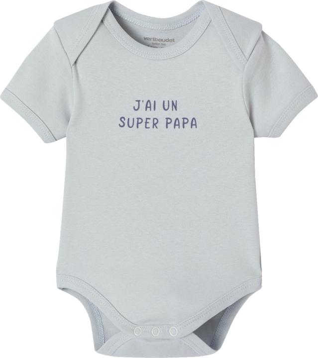 Produktbild Vertbaudet Bio-Kollektion: 5er-Pack Baby Kurzarm-Bodys in Geschenkbox (62)