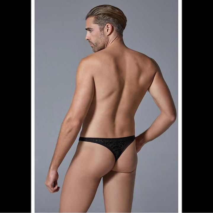 Productafbeelding Allure Luipaard string - Zwart (XL)