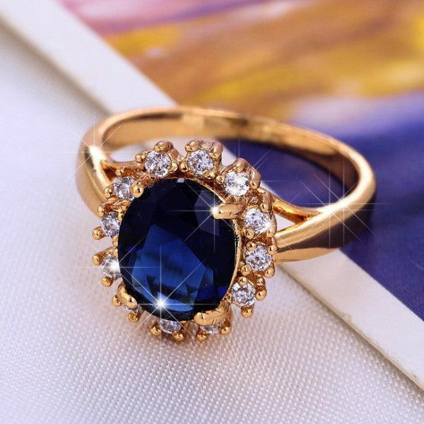 Produktbild Hermex Gold Ring RGP mit Zirkonia - Gold Gr. 57 (57)