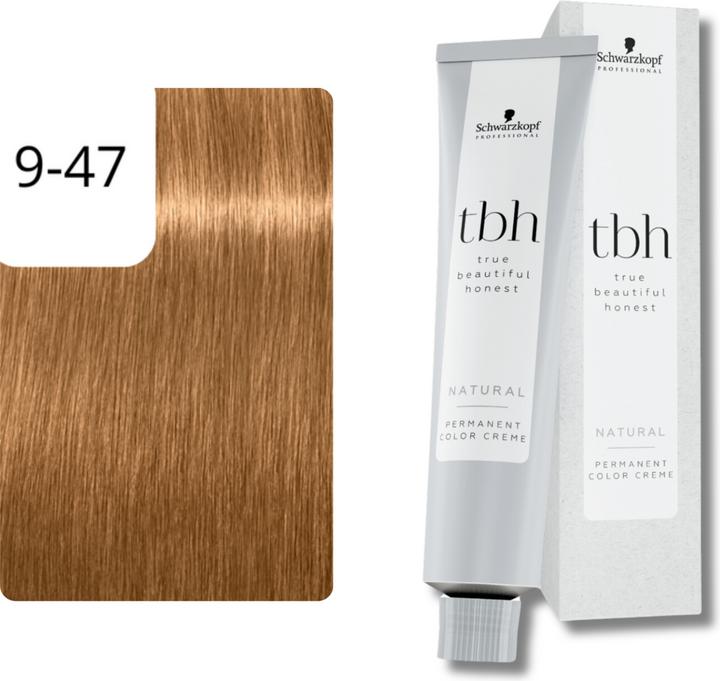 Produktbild Schwarzkopf true beautiful honest - 9-47W Exrta Hellblond Beige Kupfer (Beige, Blond, Kupfer)