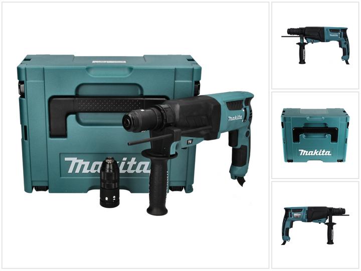 Actual product image Makita HR 2630 TJ combi hammer 800 W 2.4 J SDS Plus + quick-action chuck + Makpac (Electrical connection)