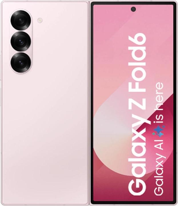 Produktbild Samsung Z Fold 6 5G 1TB Pink (1000 GB, Pink, 7.60", Dual SIM, 49.94 Mpx, 5G)