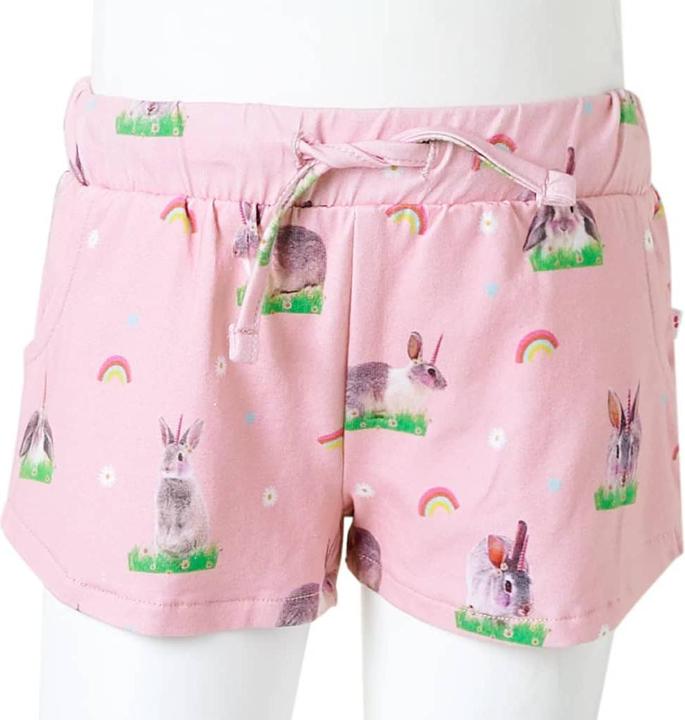 Produktbild VidaXL Kindershorts mit Kordelzug Hellrosa 140,Material: 92 (140)