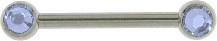 Produktbild Bijouteria Brustpiercing (Chirurgenstahl 316L, Premium Kristall)
