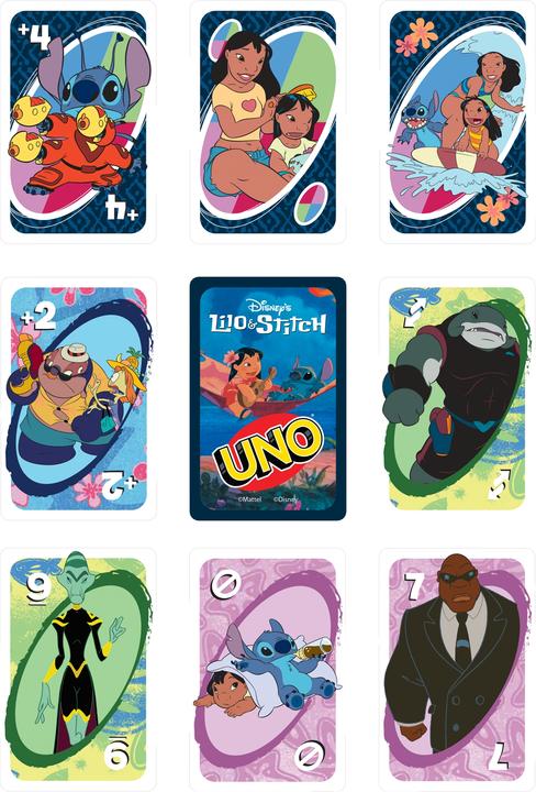 Actual product image Mattel Games UNO Lilo & Stich (German)
