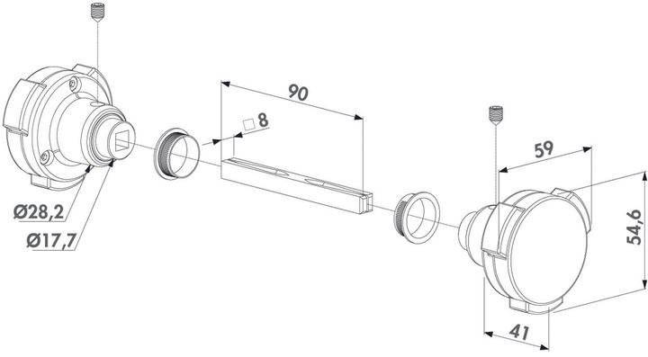 Actual product image Locinox Safety knob KIDLOC (1 pcs.)