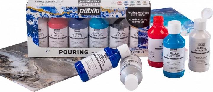Actual product image Pebeo Set Pouring 6X118Ml (118 ml)