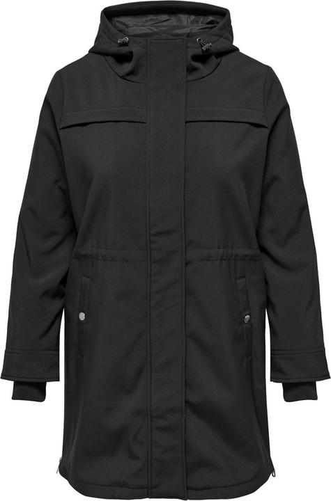 Actual product image Only Hood Ribbed cuffs Coat Long parka (44)