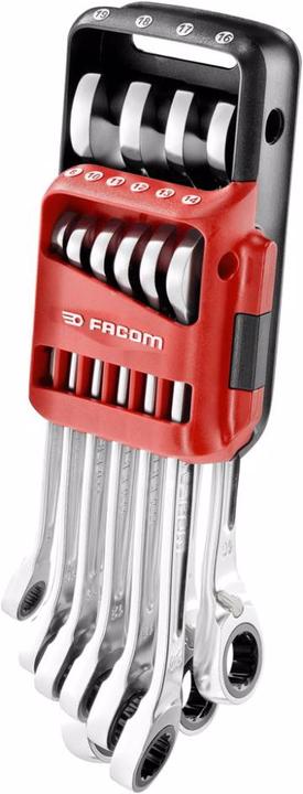Immagine prodotto Facom Set di chiavi a cricchetto (19 mm, 12 mm, 14 mm, 16 mm, 10 mm, 18 mm, 17 mm, 11 mm, 15 mm, 8 mm, 9 mm, 13 mm)
