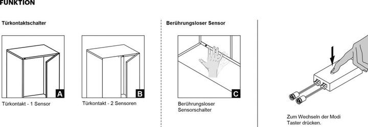 Immagine prodotto L&S Mini interruttore a sensore IR 12 / 24 V