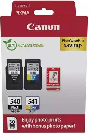 Actual product image Canon CL-541/PG-540 Multipack (Color, FC)