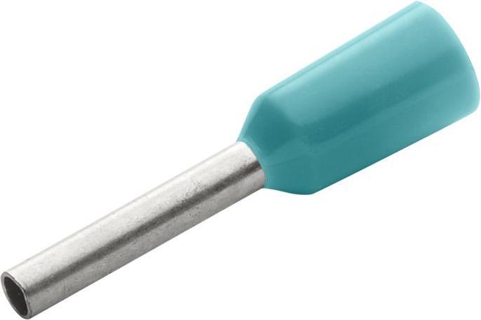RND Electronics Wire end ferrule 0.34mm² turquoise 12mm pack of 100 pieces