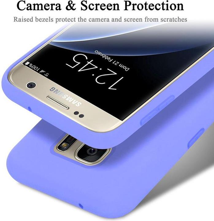 Immagine prodotto Cadorabo Copertura della cassa del silicone liquido TPU (Samsung Galaxy S7)