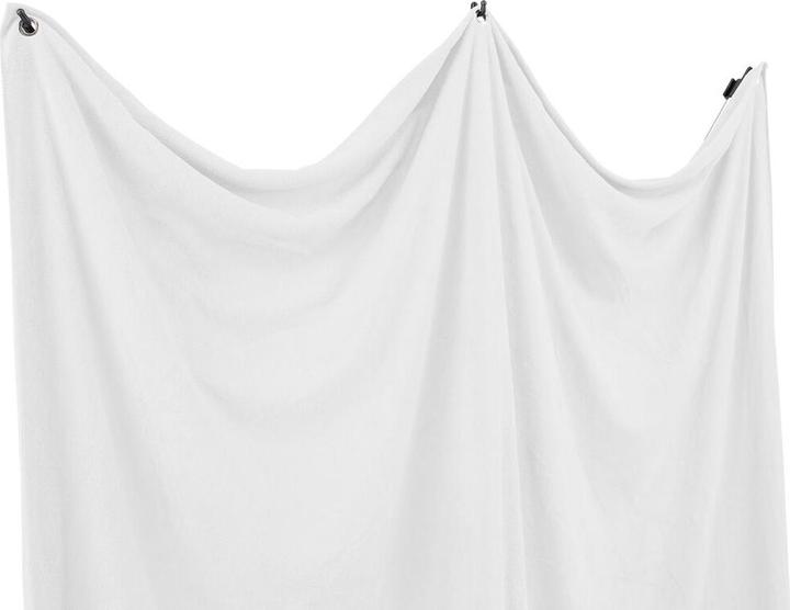 Immagine prodotto Westcott X-Drop Pro - Kit fondale bianco (8' x 8') resistente alle rughe, 2,4x2,4m (240 cm)