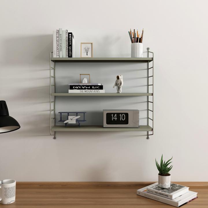 Produktbild En.Casa Modulares Wandregal Strängnäs 2er Set Kamelfarben