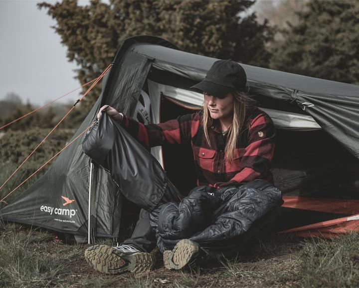 Image du produit Easy Camp Tunnelzelt Sarek 1 (dunkelgr?n/orange, Modell 2025) (Tente tunnel, 1.80 kg, 1 personne)