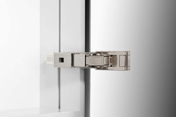 Produktbild Schneider LOWLINE Basic LED Lichtspiegelschrank, 1 Tür, Anschlag wechselbar, 60x74,8x13,5cm, 171.26 (60 x 74 x 84 cm)