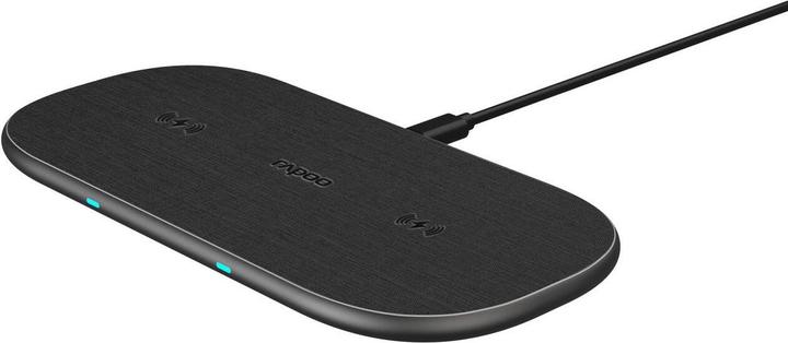 Actual product image Rapoo QI Dual Wireless Charging Pad XC260, 20W, Grey (10 W)
