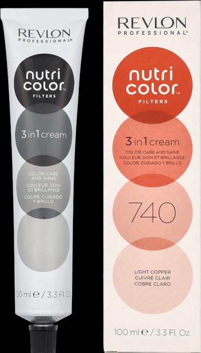 Image du produit Revlon Professional Nutri Color Crème 7 Light Copper (740 Cuivre léger)