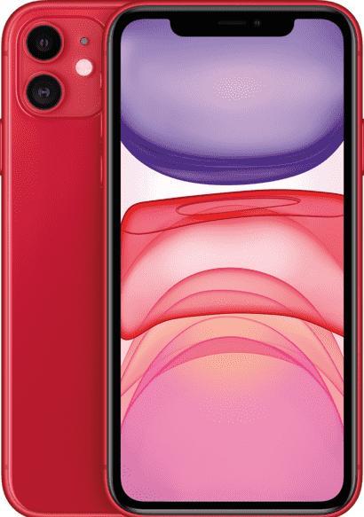 Forza Refurbished iPhone 11 (64 GB, Red, 6.10", 12 Mpx, Dual SIM, C / Gut)