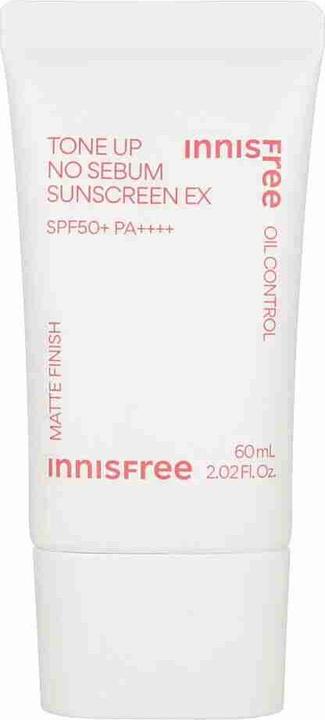 Produktbild Innisfree Tone Up No Sebum Sunscreen EX (Sonnencreme, SPF 50+, 50 ml)