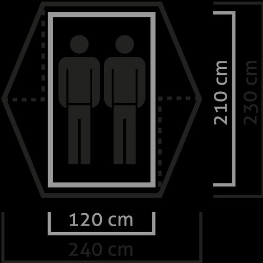 Image du produit Salewa Denali II (Tente igloo, 2.40 kg, 2 personnes)