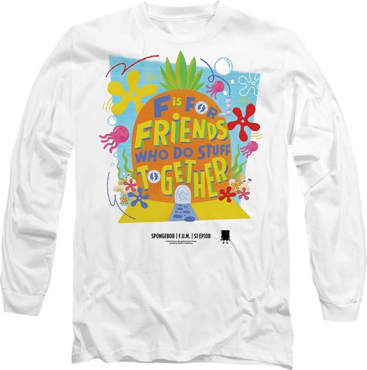 Immagine prodotto Spongebob Squarepants Friends Maglietta Ananas Adulto Unisex (XL)