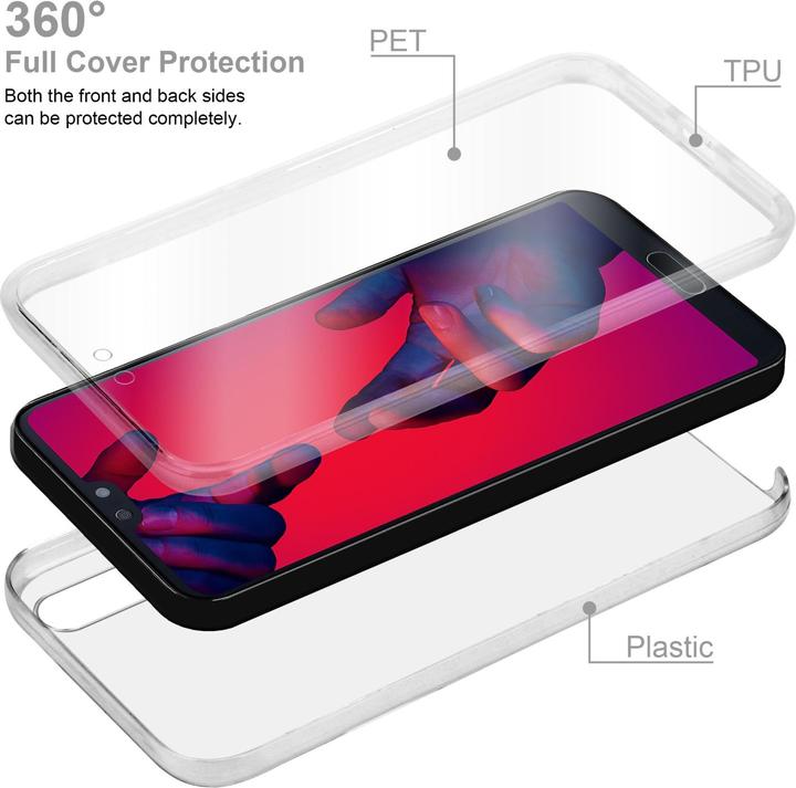 Produktbild Cadorabo TPU Hülle 360 Grad Case (Huawei P20 Pro, Huawei P20 Plus)