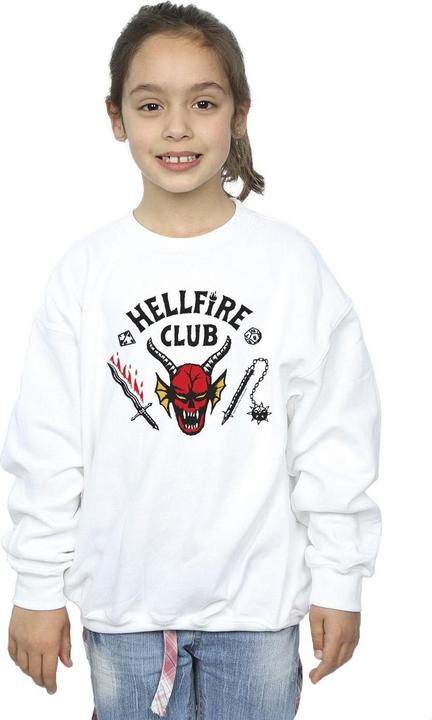 Immagine prodotto Netflix Stranger Things Hellfire Club Felpa Ragazze (152, 158)