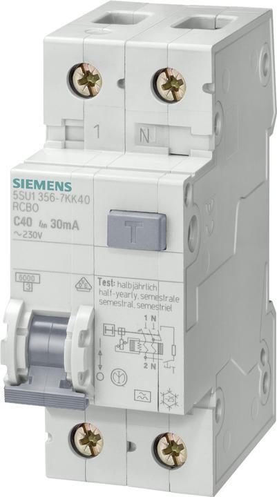 Actual product image Siemens Ground fault circuit interrupter 1 pole 16 A