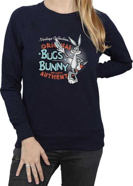 Actual product image Looney Tunes Womens/Ladies Bugs Bunny Vintage Sweatshirt (L)