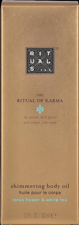 Actual product image Rituals Karma Shimmering Body Oil (Body oil, 100 ml)