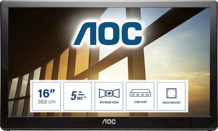 Produktbild AOC I1659fwux (1920 x 1080 Pixel, 15.60")