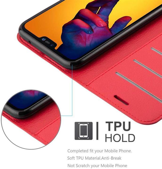 Produktbild Cadorabo Book mit Standfunktion Cover (Huawei P20 Lite)