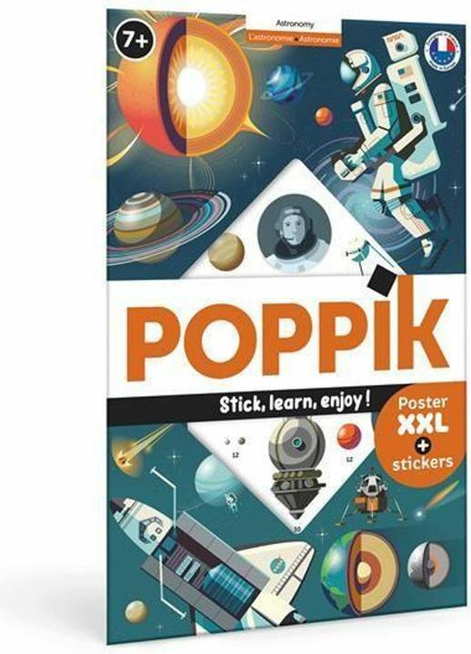 Actual product image Poppik Sticker Learning Poster Astronomy