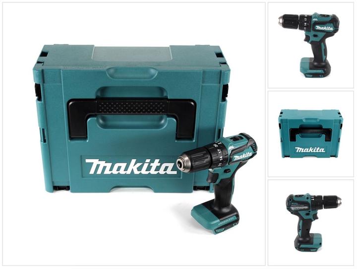 Produktbild Makita DHP 483 ZJ Akku Schlagbohrschrauber 18V 40Nm Solo im Makpac (Akkubetrieb)