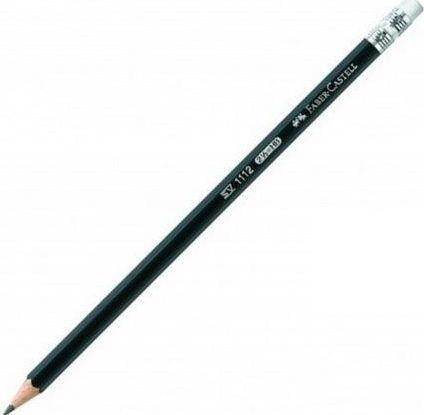 CASTELL 1112 Bleistifte HB schwarz mit Radierer 12 St. (12 x)