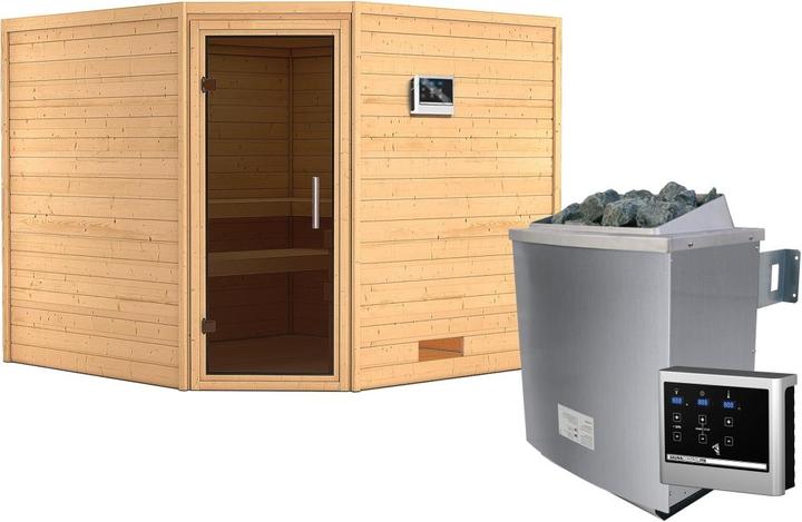 Actual product image Karibu Leona without roof rim (9 KW external control)