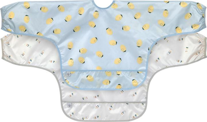 Produktbild Lässig Ärmellätzchen mit Auffangschutz 2er Pack Happy Fruits Lemon (6 Monate)