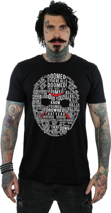 Image du produit Absolute Cult - T-shirt JASON TEXT MASK - Homme (3XL)