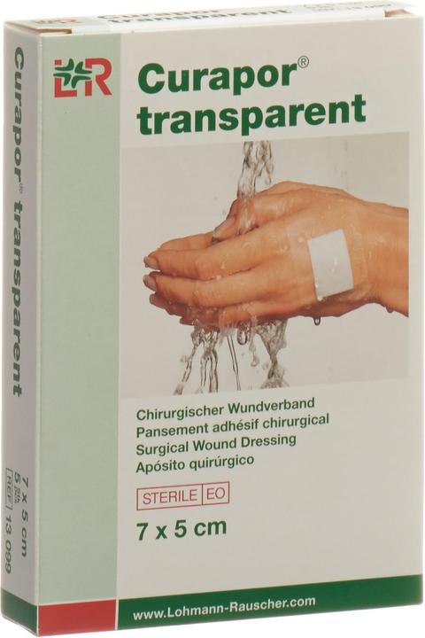 Image du produit Curapor Pansement pour plaies 7x5cm transparent (5 x)