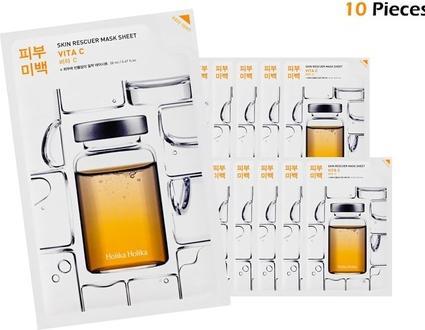 Immagine prodotto Holika Holika Foglio maschera di salvataggio della pelle - Maschera di tela schiarente con vitamina C (20 ml)